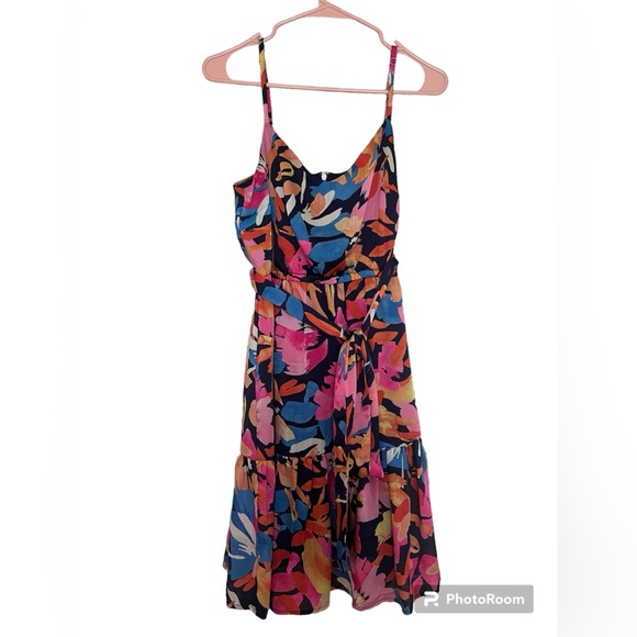 Nine West Women’s Jojo Spaghetti Strap Tiered Dress - Picture 3 of 5